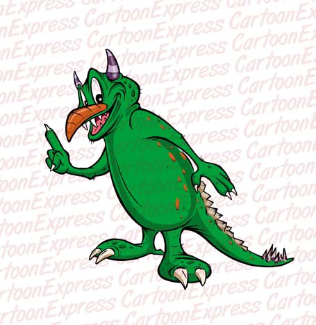 happy green monster